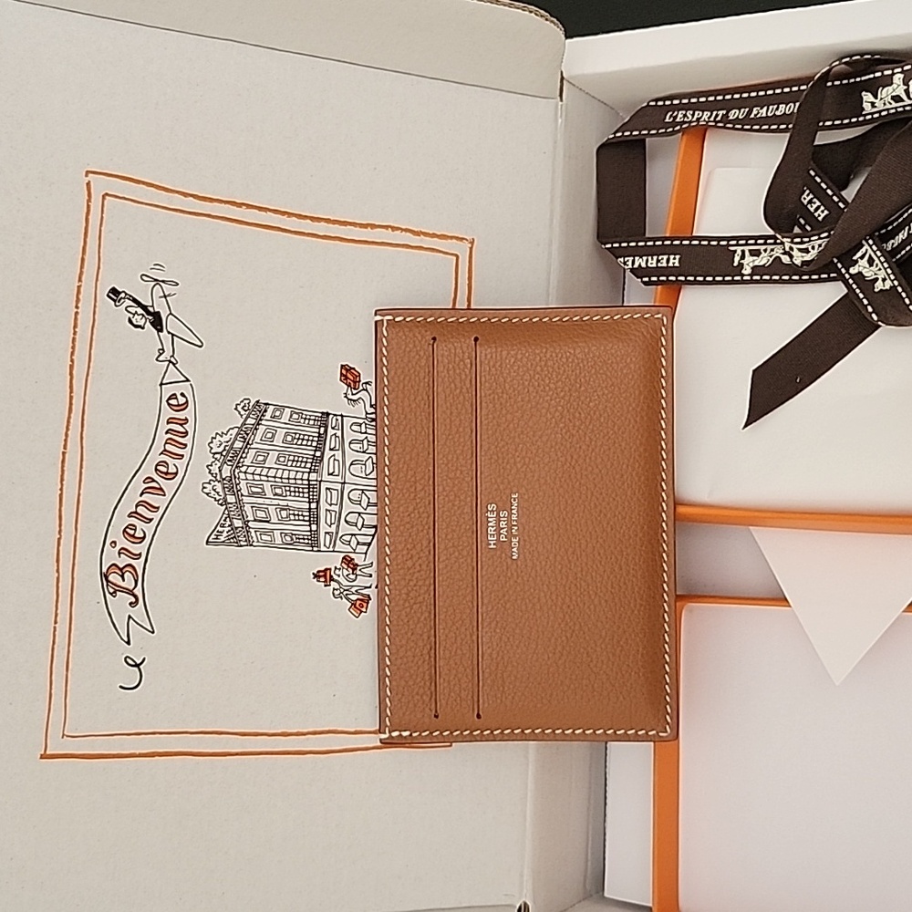 Hermes citizen twill card holder